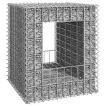 vidaXL Poteau à panier de gabion 50x50x60 cm Fer