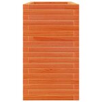vidaXL Jardinière cire marron 90x40x68 5 cm bois de pin massif
