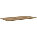 vidaXL Planche d'étagère à livres 4 Pièces Marron 100 x 40 x 1.5cm