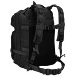 vidaXL Sac à dos en style militaire 50 L Noir