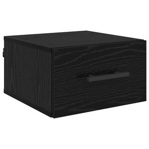 vidaXL Cabinet de chevet Chêne noir 35 x 35 x 20 cm Bois d'ingénierie