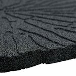 vidaXL Pierre de marchage 6 Pièces Noir Ø 45 x 1 8 cm Caoutchouc