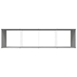 vidaXL Jardinière Gris clair 195 x 100 x 45 cm Acier galvanisé