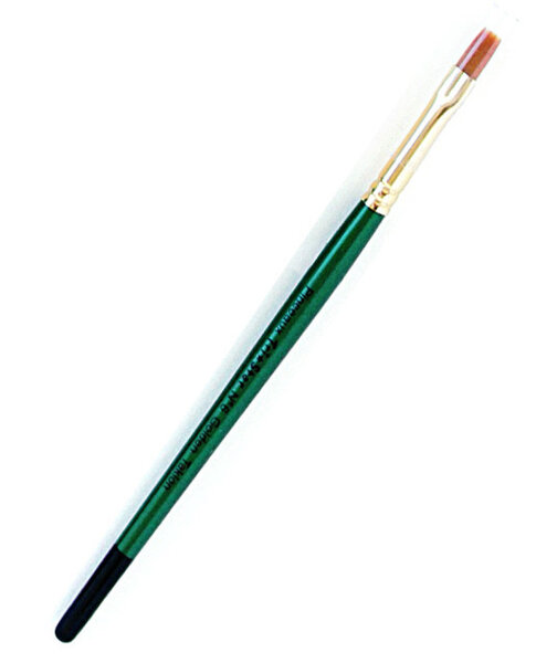 Pinceau synthétique Plat n°6 - manche vert - lot de 10 pinceaux