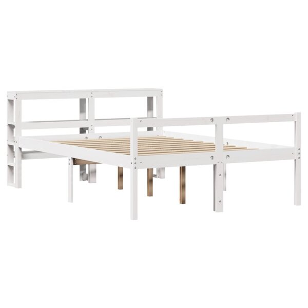 vidaXL Lit pour personne âgée et tête de lit 160x200cm bois pin massif