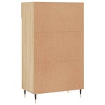 vidaXL Armoire à chaussures chêne sonoma 60x35x105cm bois d'ingénierie