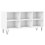 vidaXL Meuble TV blanc 103 5x30x50 cm bois d'ingénierie