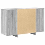 vidaXL Buffet Sonoma gris 120 x 41 x 75 cm Bois d'ingénierie