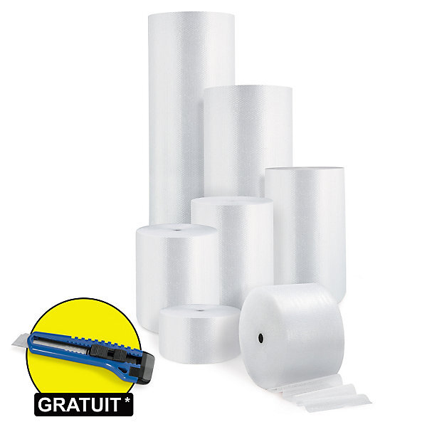Film bulles ø 10 mm sans prédécoupe raja 100 m x 100 cm
