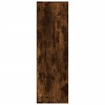 vidaXL Armoire à livres chêne fumé 98x29x97 5 cm