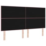 Tête de lit LED vidaXL Rose 90 cm Velours