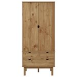vidaXL Garde-robe OTTA 76 5x53x172 cm Bois massif de pin