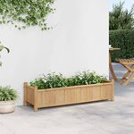 vidaXL Jardinière 100x30x25 cm bambou