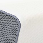 vidaXL Oreiller avec oreiller Blanc 60 x 34 x 11 cm Polyester