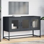 vidaXL Meuble TV anthracite 100 5x39x60 5 cm acier laminé à froid