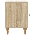 vidaXL Cabinet de chevet Chêne Sonoma 43 x 34 5 x 50 cm