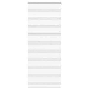 vidaXL Store zèbre blanc 60x100 cm largeur du tissu 55 9 cm polyester