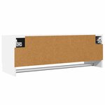 vidaXL Garde-robe blanc 100x32 5x35 cm bois d'ingénierie