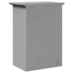 vidaXL Armoire murale de salle de bain BODO gris 44x30x60 cm