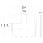Newstar support mural d'écran plat de 10"-40" fixe 1 7-4 cm noir