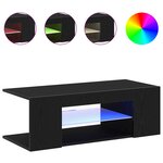 vidaXL Meuble TV Chêne noir 90 x 39 x 30 cm Bois d'ingénierie