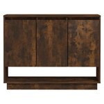 vidaXL Buffet Chêne fumé 97x31x75 cm Bois d'ingénierie