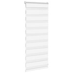 vidaXL Store zèbre blanc 60x100 cm largeur du tissu 55 9 cm polyester