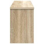 vidaXL Porte-manteau mural avec étagère Chêne sonoma 80 x 20 x 30 cm