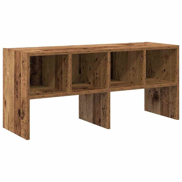 vidaXL Étagère à chaussures empilable vieux bois 89 5x30x40 cm