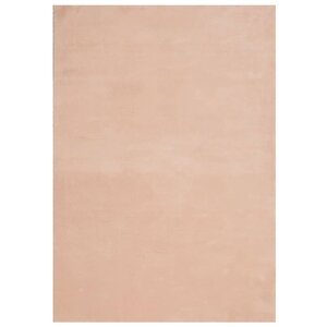 vidaXL Tapis HUARTE à poils courts doux lavable rouge clair 120x170 cm