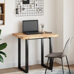vidaXL Dessus de meuble de salle de bain non traité bois d'acacia