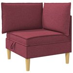 vidaXL Sofa avec rangement Tissu