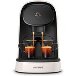 Machine à café à capsules l'or barista philips - 9 capsules  double espresso ou deux espresso à la fois  19 bars  blanc