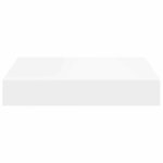vidaXL Étagère flottante murale blanc 23x23 5x3 8 cm MDF
