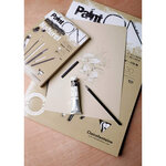 Bloc collé Paint'On Naturel 250g 30 feuilles A4 CLAIREFONTAINE