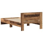 vidaXL Cadre de lit Bois Ancien 203 x 185 x 70 cm Bois d'ingénierie