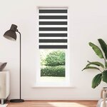 vidaXL Store zèbre noir 80x230 cm largeur du tissu 75 9 cm polyester