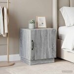 vidaXL Table de chevet 2 Pièces Sonoma gris 43 x 34 5 x 47 cm