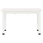 vidaXL Table basse Blanc 60 x 30 x 36 cm Bois de pin massif