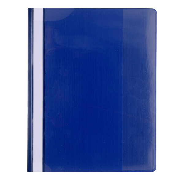 Chemise à lamelle Premium PVC A4+ bleue x 10 EXACOMPTA