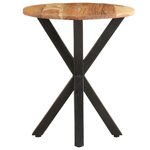 vidaXL Table d'appoint 48x48x56 cm Bois d'acacia massif