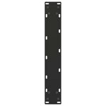 vidaXL Pieds de table à manger en U 2 pièces Noir 50 x (72-73) cm Acier