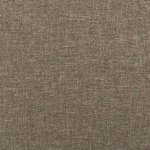 vidaXL Sommier à lattes de lit avec matelas taupe 120x190 cm tissu