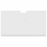 vidaXL Ensemble d'armoire de salle de bain TULUM Blanc brillant