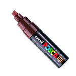 Marqueur Posca Marron PC8K Pointe large biseautée