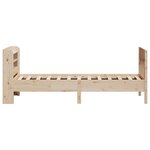 vidaXL Cadre de lit sans matelas 75x190 cm bois de pin massif