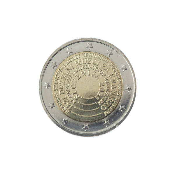 Slovénie 2021- 2 euro commémorative musée