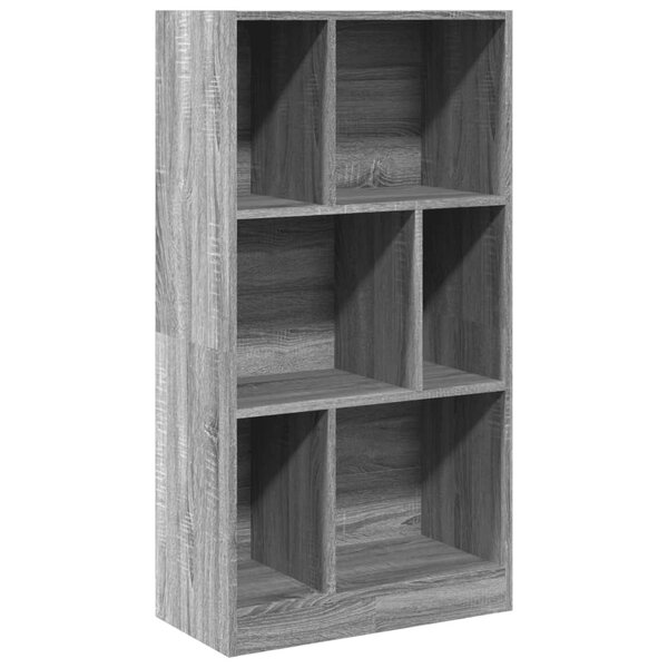 vidaXL Bibliothèque sonoma gris 57x28 5x107 5 cm bois d'ingénierie