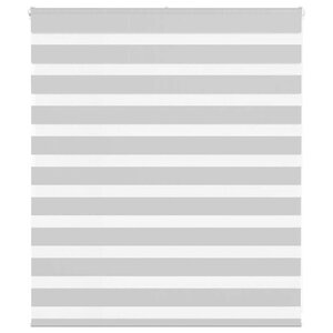 vidaXL Store zèbre gris clair largeur du tissu 120 9 cm polyester