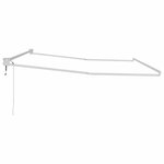 vidaXL Auvent Blanc 4 ×3 m Métal